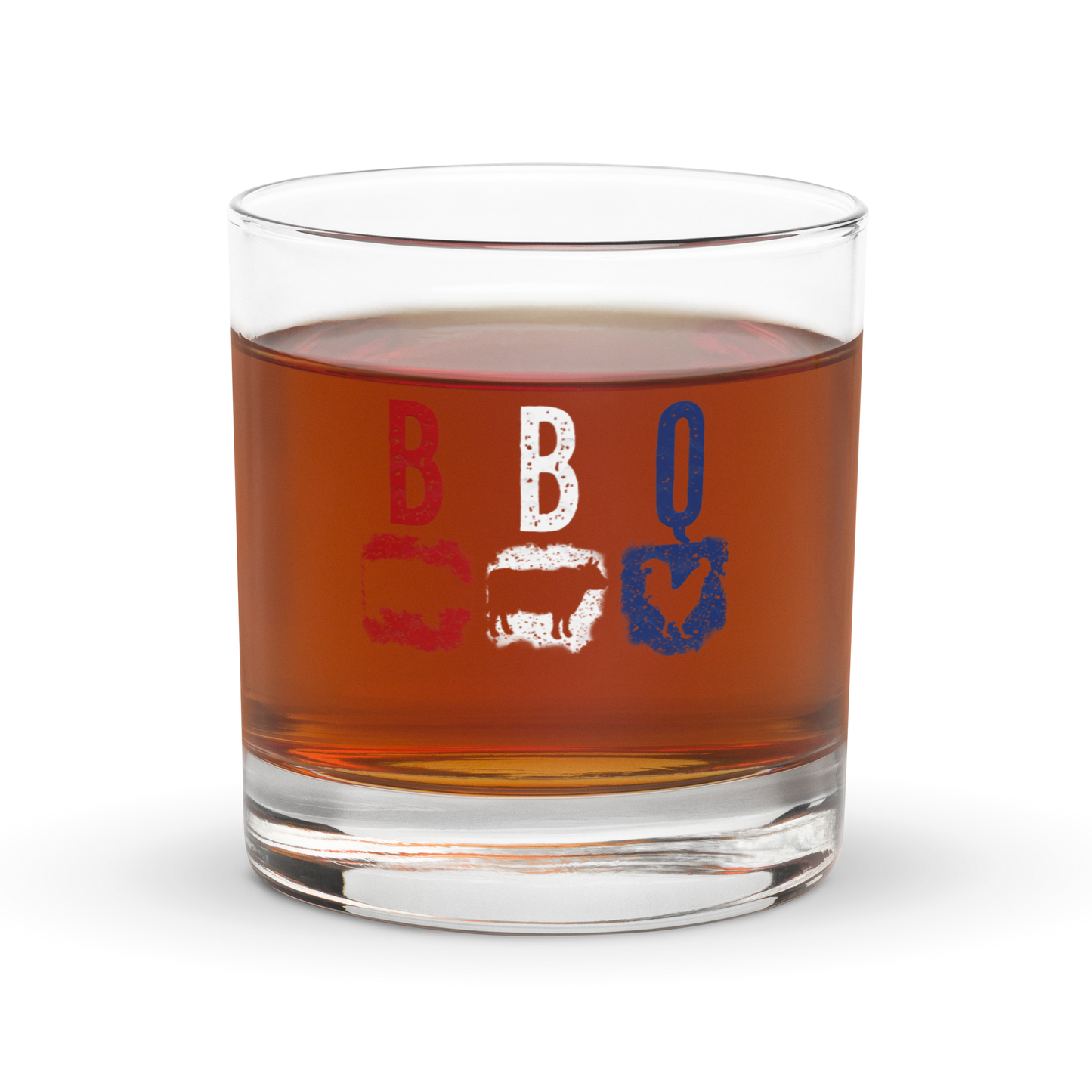 Big3 BBQ Rocks Glass